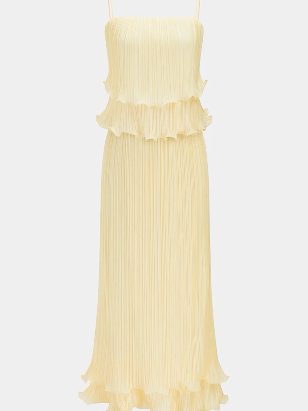 Pleated Layered Ruffle Skirt Set - Picture 4 of 7